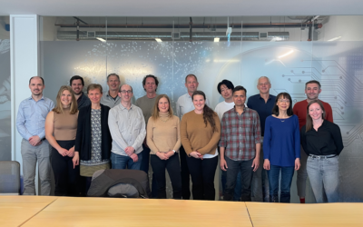 Group photo of program members of the CIFAR MacMillan Multiscale Human program.